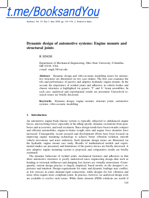 Dynamic Design of Automotive System,(.pdf